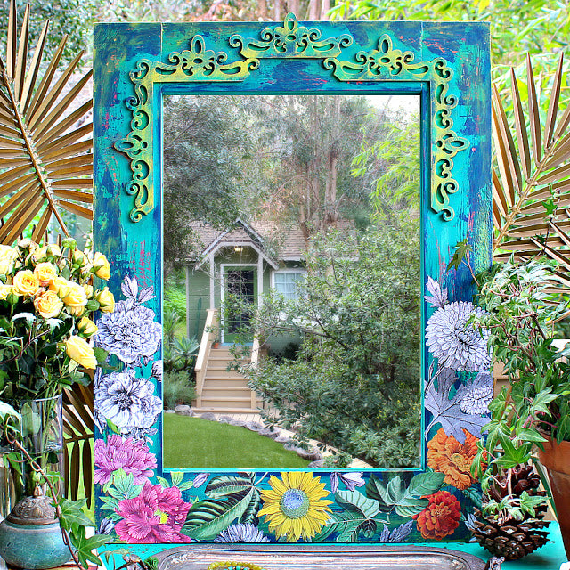 WF featured in DIY Vintage Botanical Mirror with Mark Montano